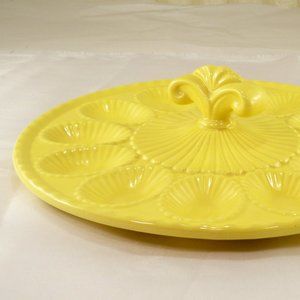 Tracy Vintage *Porcelain Yellow Egg Plate/Tray